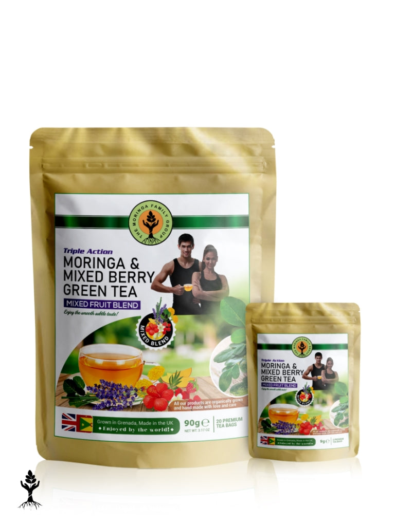 Moringa Slimming & Detox Tea – Mixed Fruit Blend