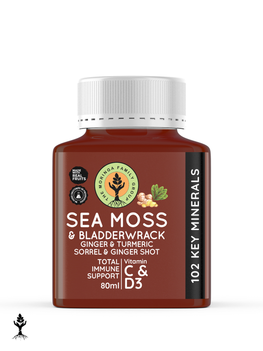 Sea Moss Ginger & Turmeric Shot – Sorrel & Ginger