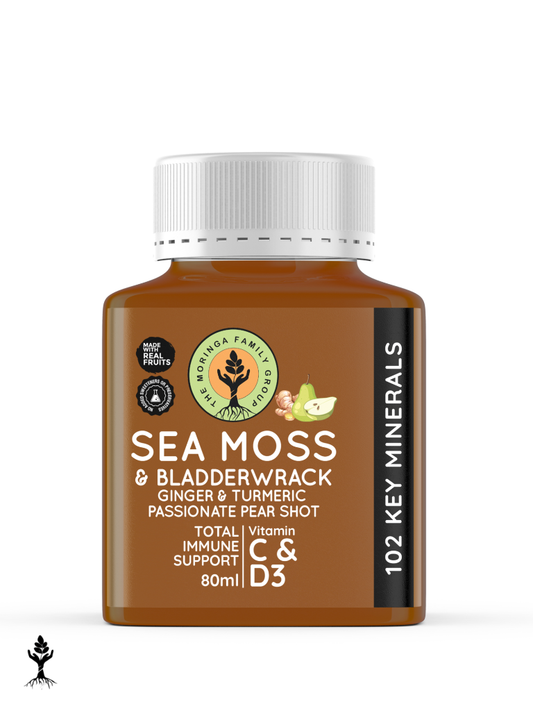 Sea Moss Ginger & Turmeric Shot – Passionate Pear