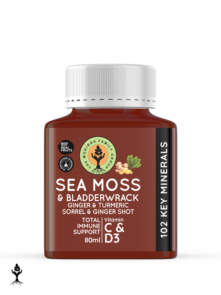 Sea Moss Ginger & Turmeric Shot – Sorrel & Ginger