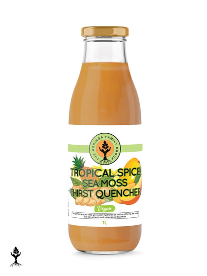 Sea Moss Thirst Quencher – Tropical Spice (Pineapple, Mango, Ginger)